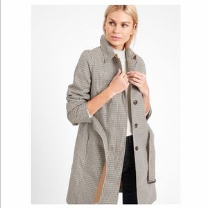 Banana Republic Plaid Trench